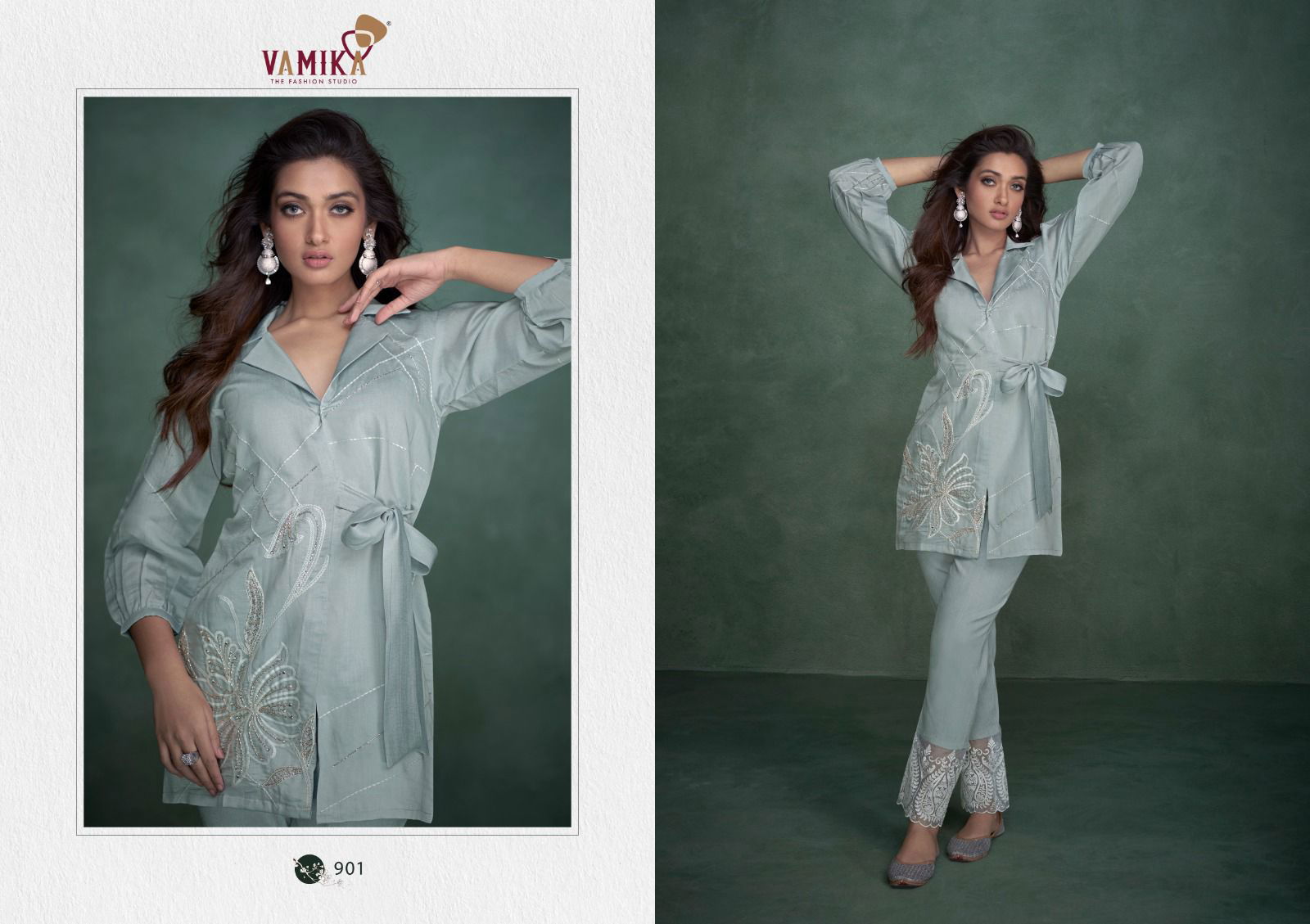 Aleena By Vamika 901 To 906 Exclusive Super Hit Cord Set Wholesalers In Delhi